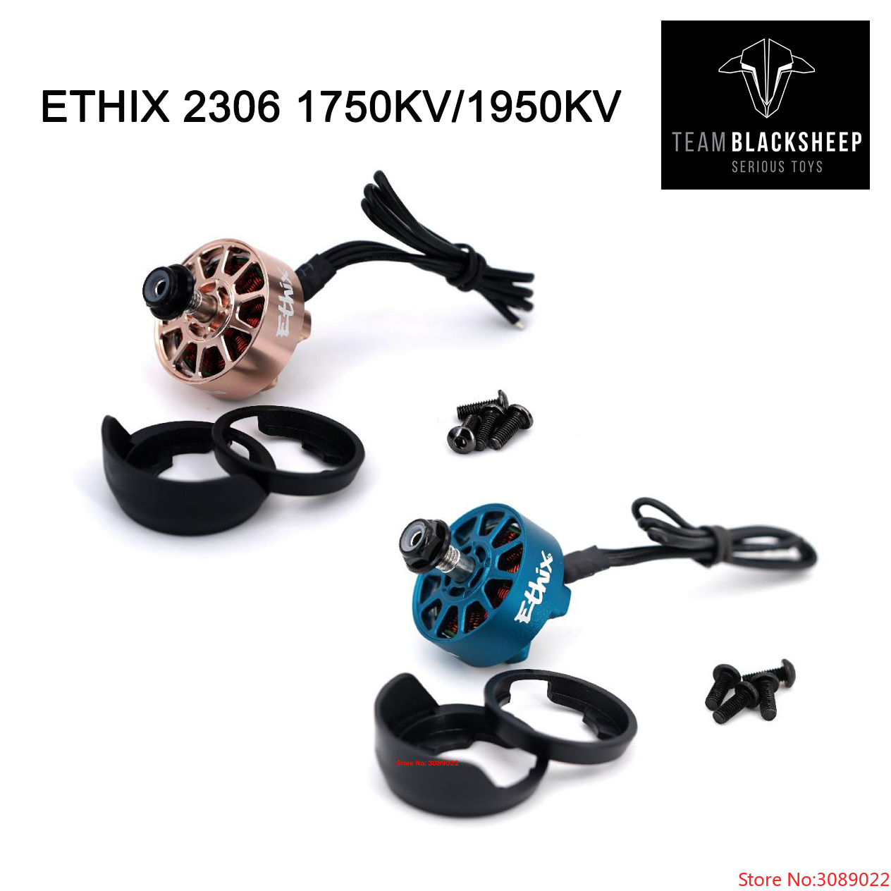 Drone Rc Team - มอเตอร์ไร้แปรงถ่าน Team Blacksheep ETHIX MR STEELE