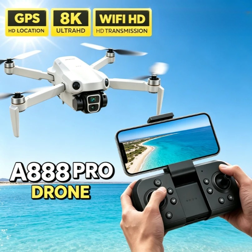 Drone Gps Rc Tt36 - โดรน A888 GPS FPV รุ่นดั้งเดิม หน้าจอพับได้