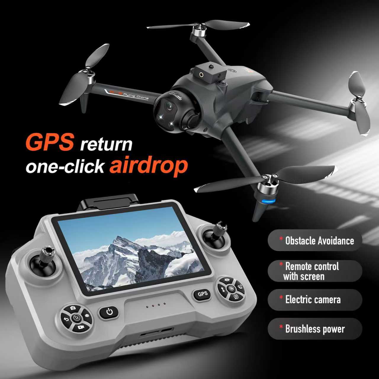 Drone Gps Rc Tt36 - โดรน YL059 FPV GPS Quadcopter 8K
