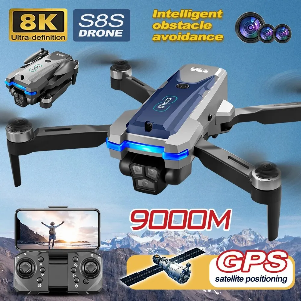 Drone Gps Rc Tt36 - โดรน GPS S8S 5G Wi-Fi 8K