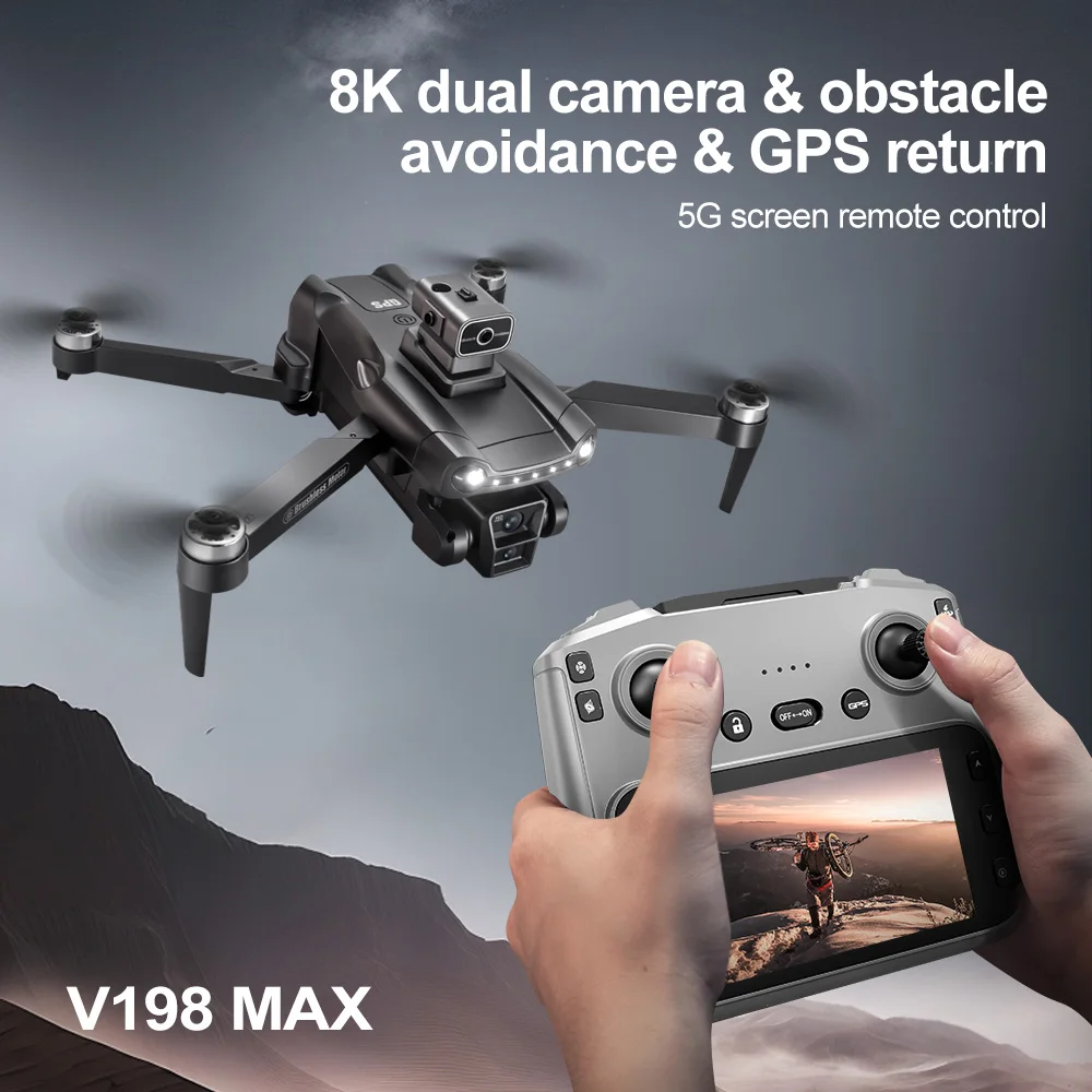 โดรนพับได้รุ่นดั้งเดิม V198MAX - Drone Ls Rc บทวิจารณ์และราคา