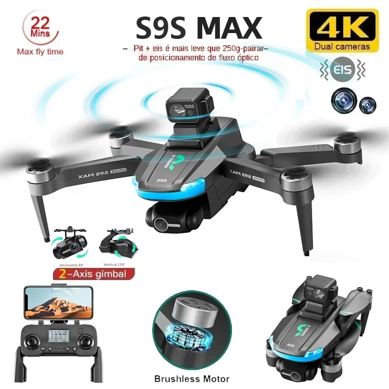 ใหม่S9S MAX MINI Drone 4K 2 แก - Drone Gps Rc Tt36 บทวิจารณ์และราคา