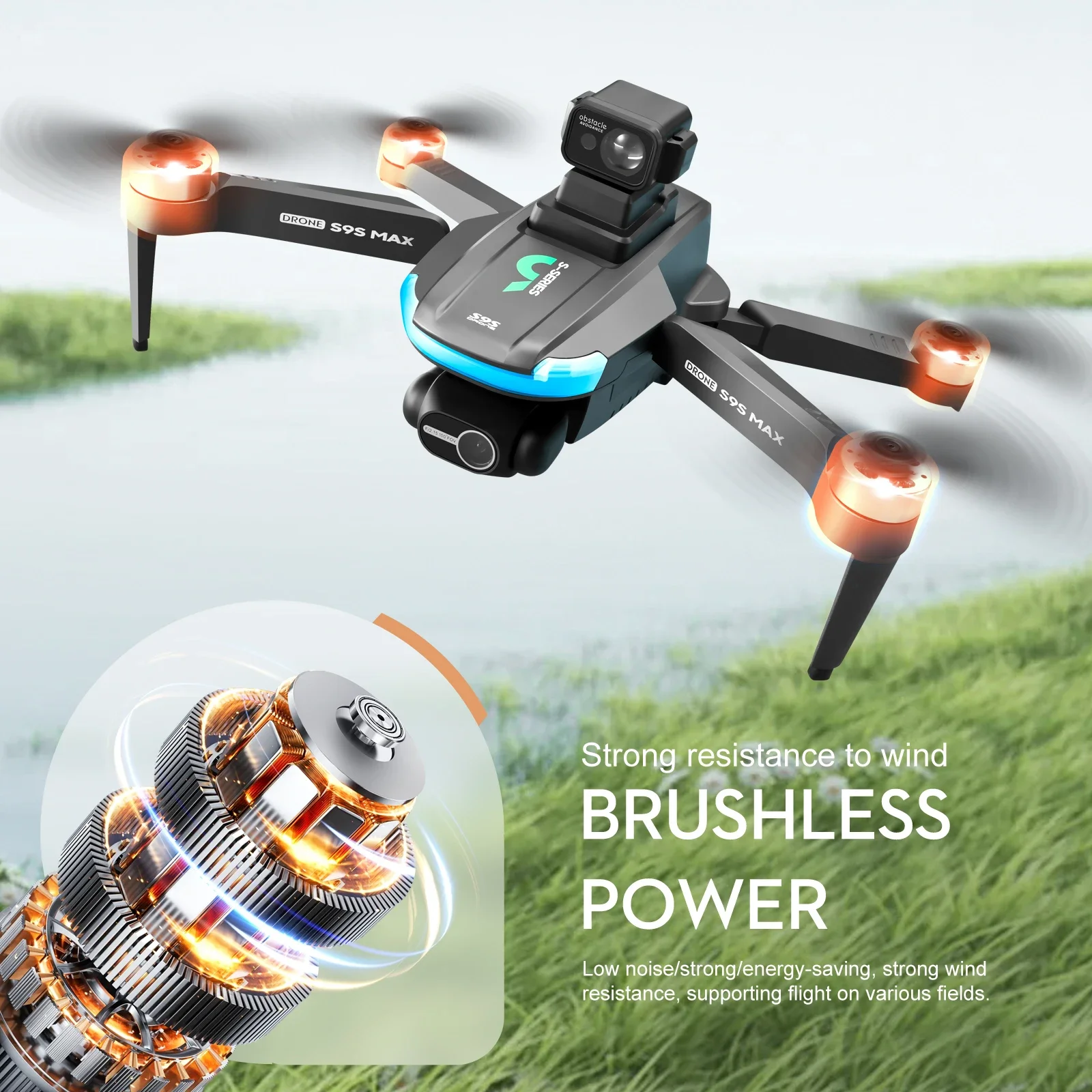 ใหม่S9S MAX MINI Drone 4K 2 แก - Drone Gps Rc Tt36 บทวิจารณ์และราคา