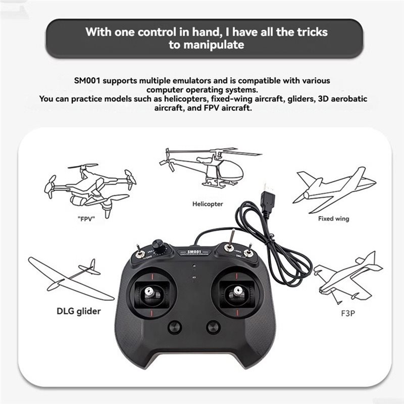 SQPP-FS-SM001 6CH สำหรับโดรน R - Drone Rc Simulator บทวิจารณ์และราคา