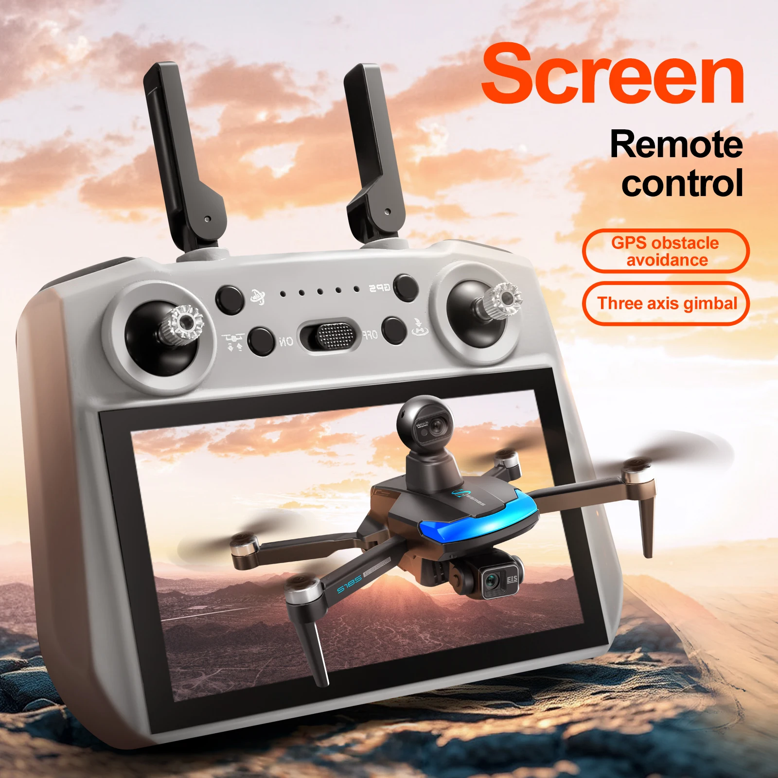 S185 Professional Drone 2.7K H - Drone Gps Rc Tt36 บทวิจารณ์และราคา
