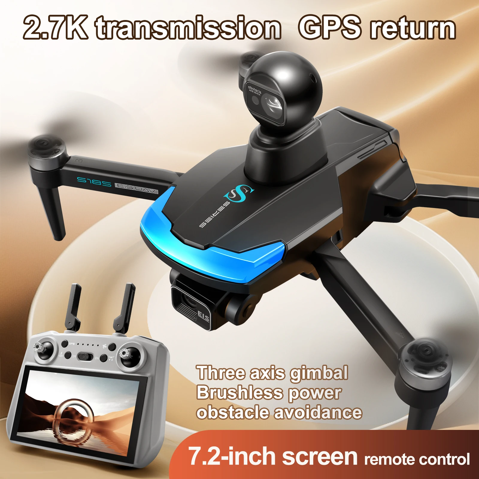 S185 Professional Drone 2.7K H - Drone Gps Rc Tt36 บทวิจารณ์และราคา