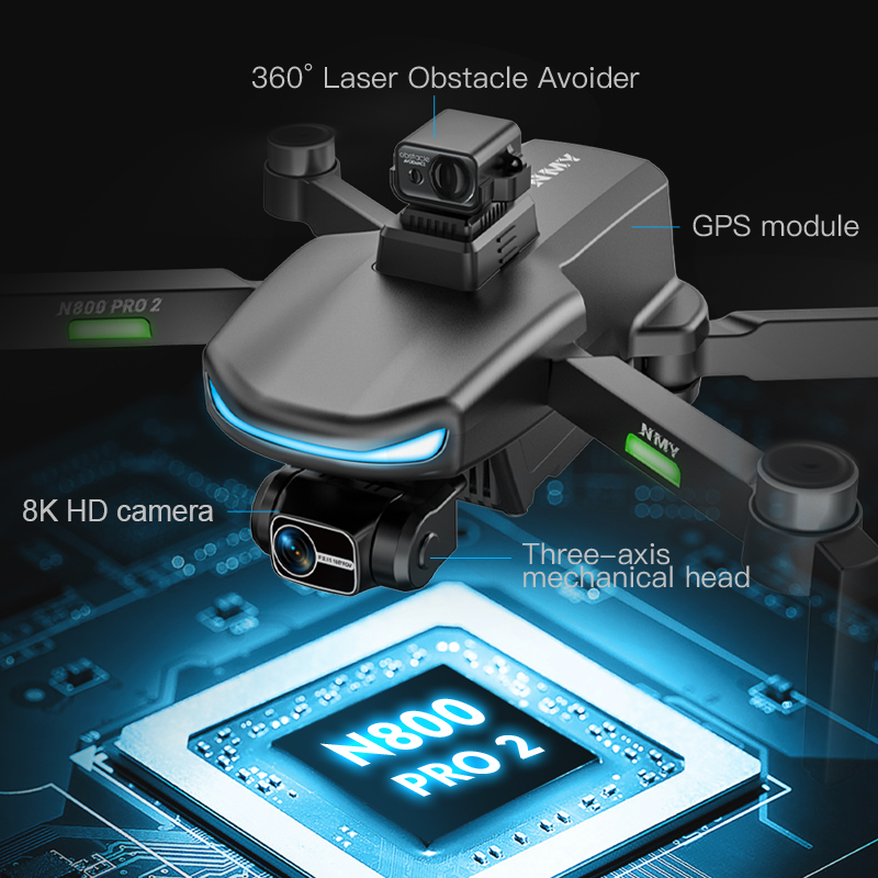 โดรน N800 PRO 2 GPS ระดับมืออา - Drone Gps Rc Tt36 บทวิจารณ์และราคา